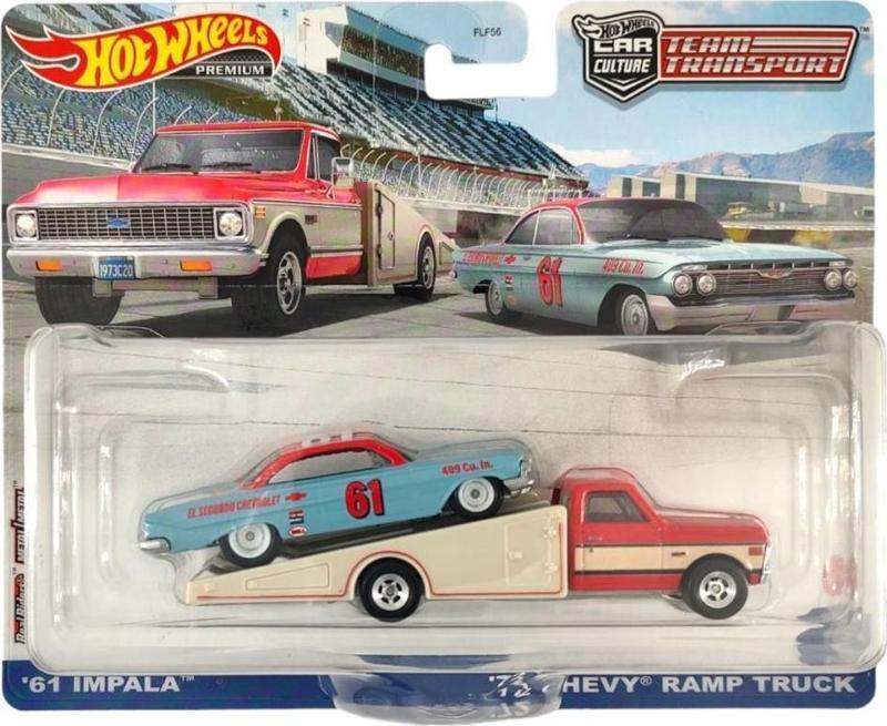 Premium HKF40 Team Transport '61 Impala / '72 Chevy Ramp Truck (#54)