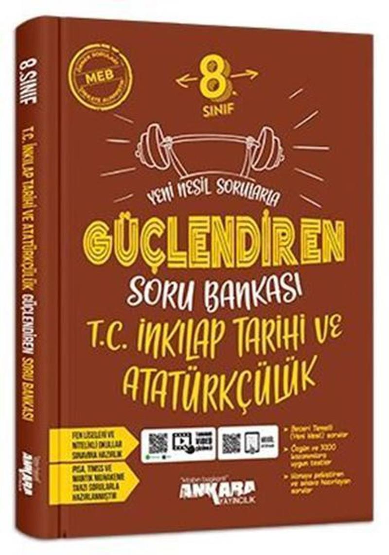 Ankara Yayıncılık 8. Sınıf Lgs İnkılap Tarihi Güçlendiren Soru Bankası 2021-2022