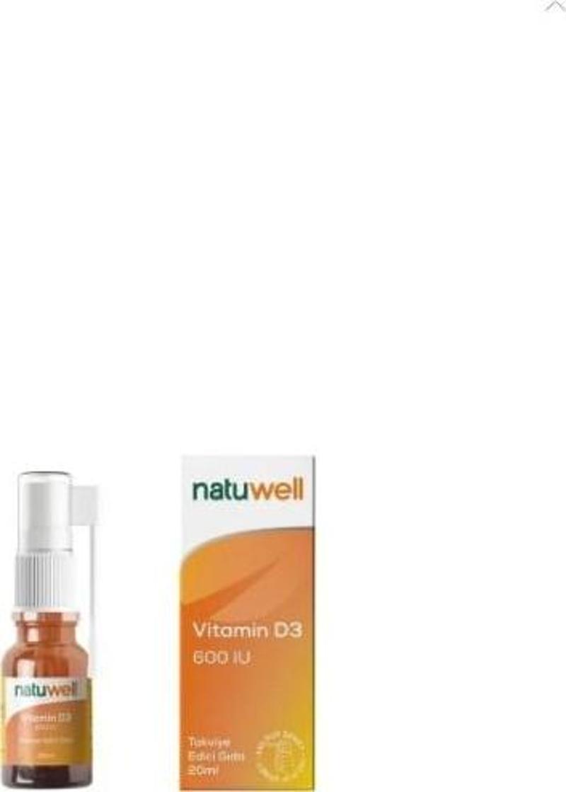 Vitamin D3 600 Iu Sprey D Vitamini 20 Ml