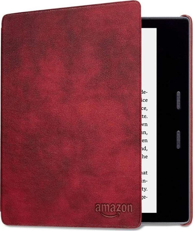 Kindle Oasis Orijinal Deri Kılıf Bordo