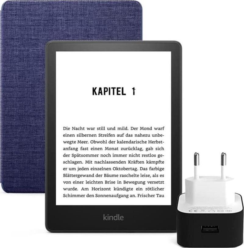 6.8" Paperwhite 5 E Kitap Okuyucu 16 Gb + Orijinal Kılıf Ve Şarj Adaptörü Reklamlı