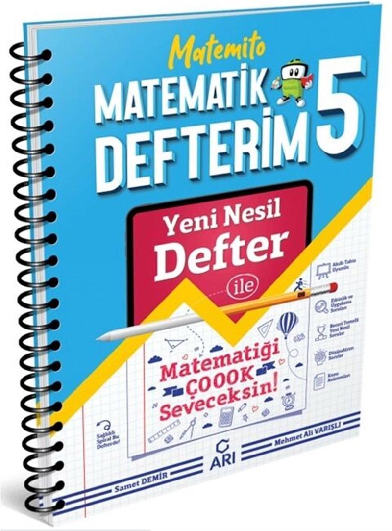 Arı Yayıncılık 5. Sınıf Matematik Defterim Matemito 0922