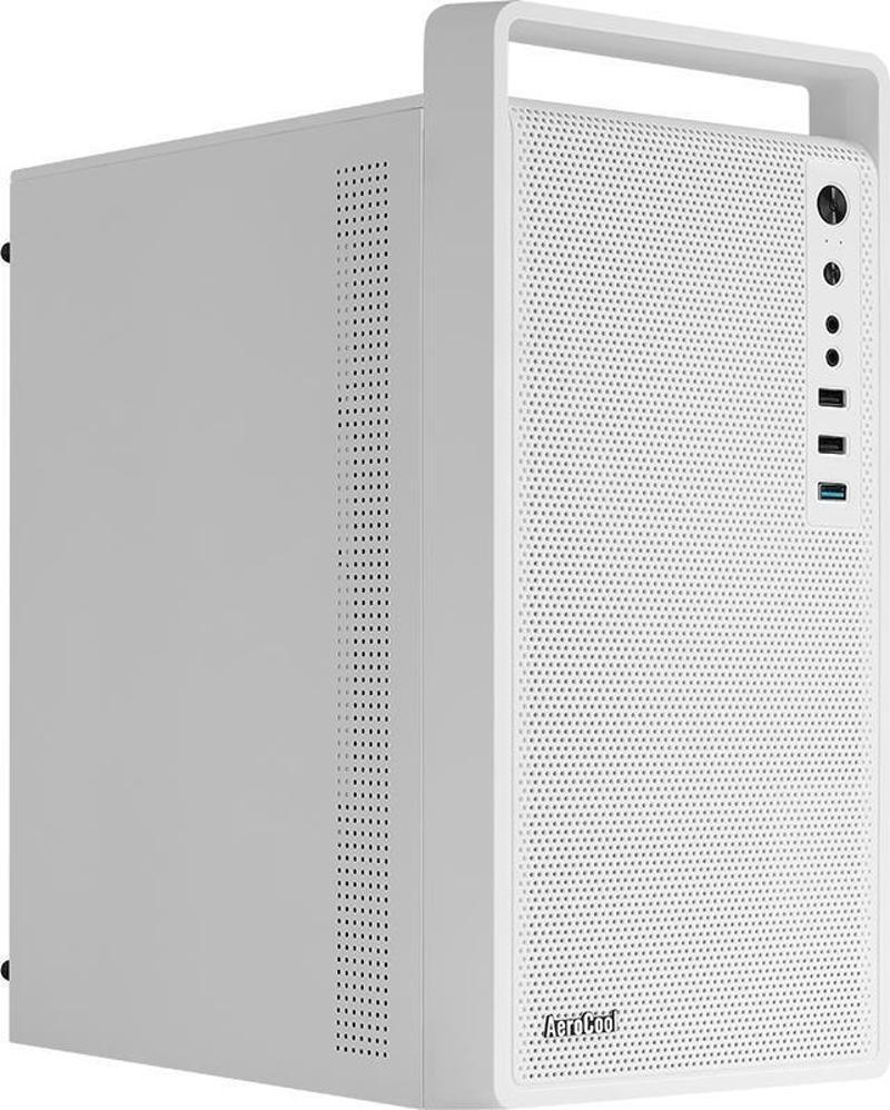 AE-CS109W500 CS-109 500W 1x120mm FRGB USB 3.0 Micro ATX-Mini ITX Beyaz Kasa