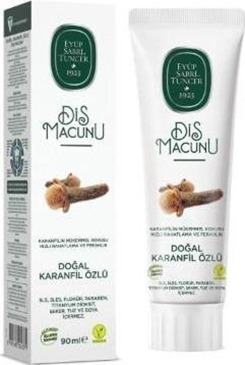 Doğal Karanfil Özlü Diş Macunu 90 Ml