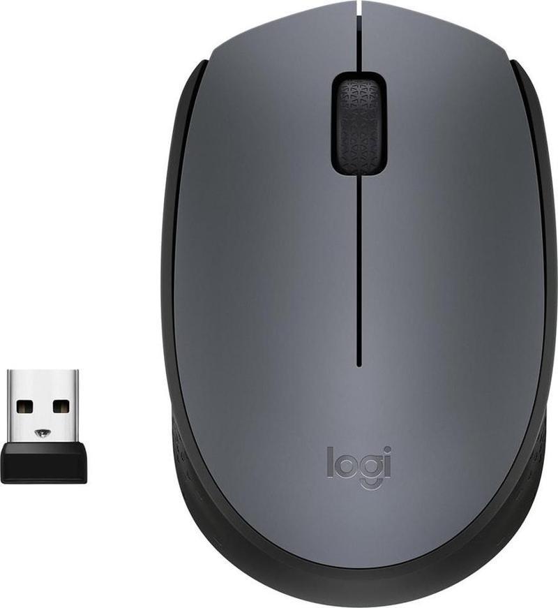 M170 Usb Alıcılı Kablosuz Kompakt Mouse - Gri