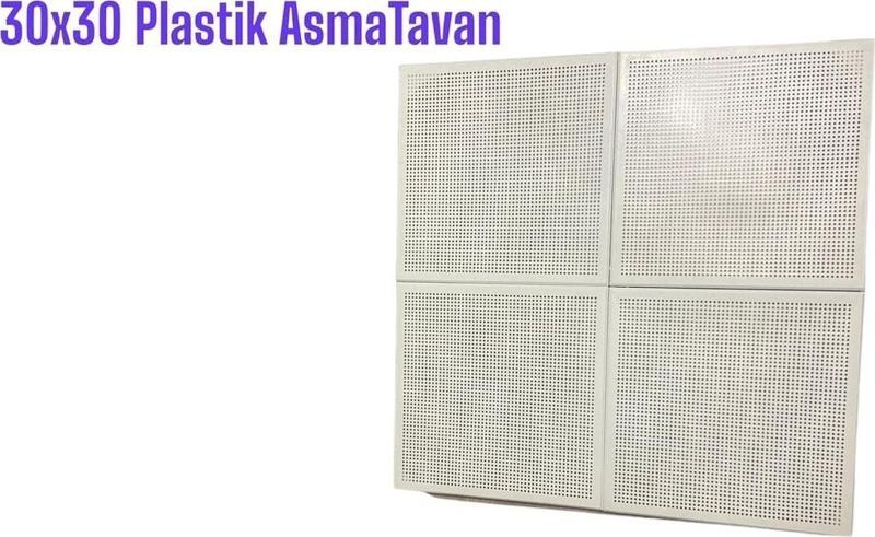 Plastik Asma Tavan 30*30 4 M2 Beyaz Renk Tam Takım