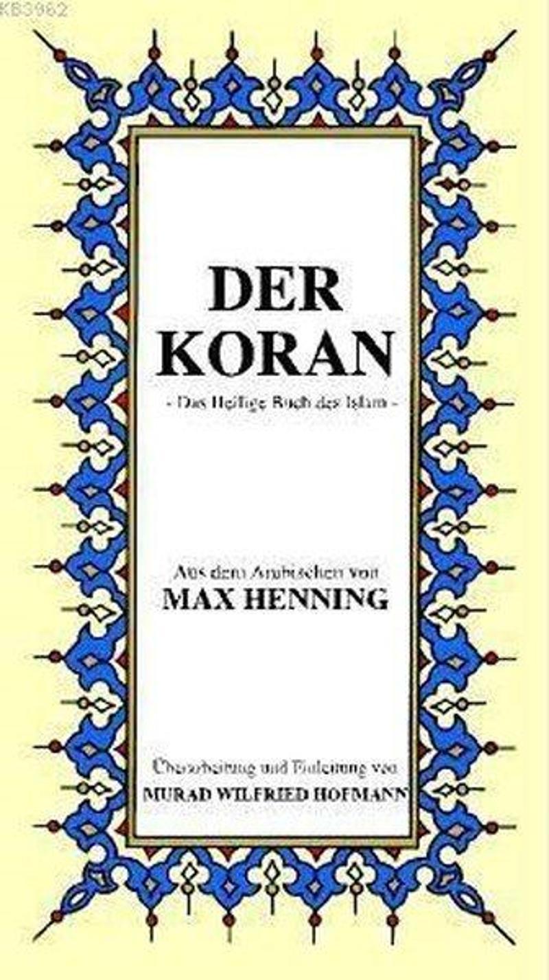 Der Koran ( Arapça-Almanca) Küçük Boy