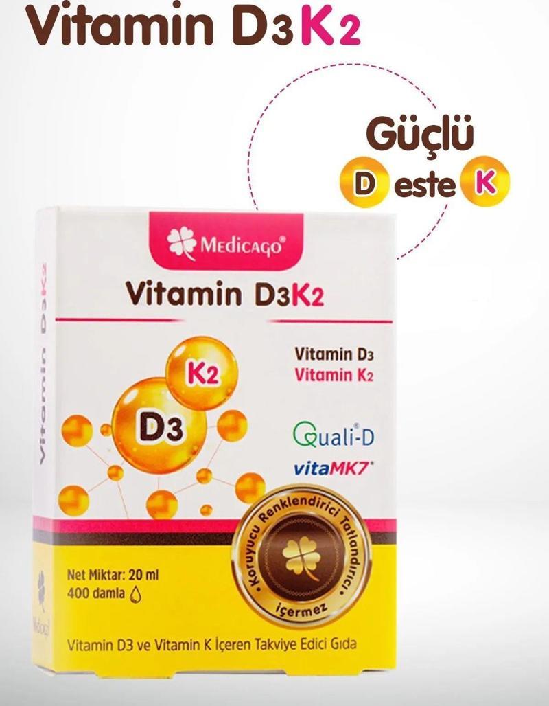 VİTAMİN D3K2 20 ml.