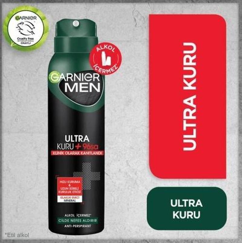 Men Ultra Kuru Aerosol 150 ml