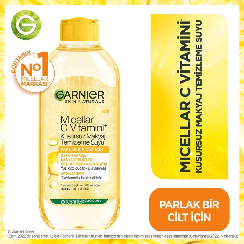 Micellar C Vitamini Kusursuz Makyaj Temizleme Suyu 400 ml