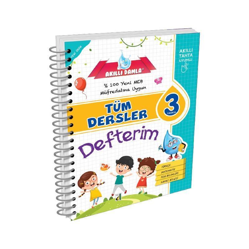 Damla Yayınları 3. Sınıf Tüm Dersler Defterim 