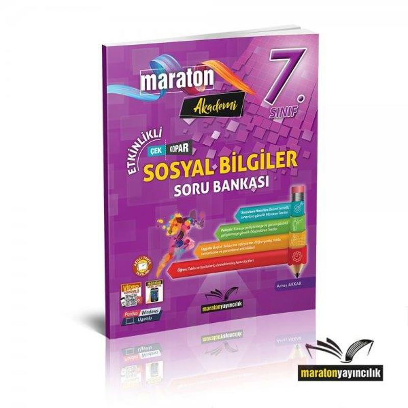 Maraton Yayınları 7. Sınıf Sosyal Bilgiler Etkinlikli Soru Bankası