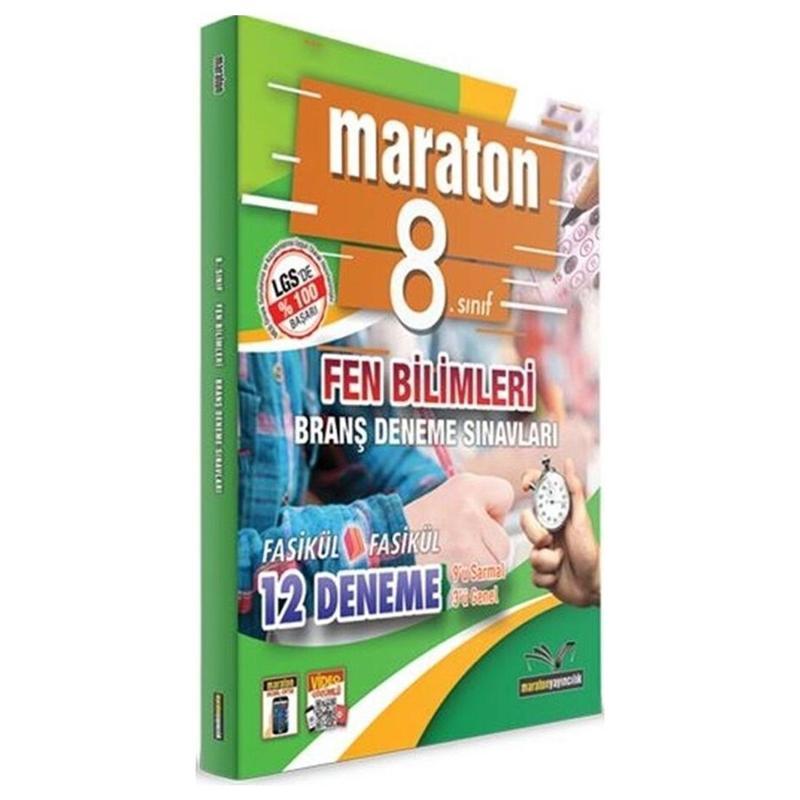 Maraton Yayınları 8. Sınıf Fen Bilimleri 12'li Deneme