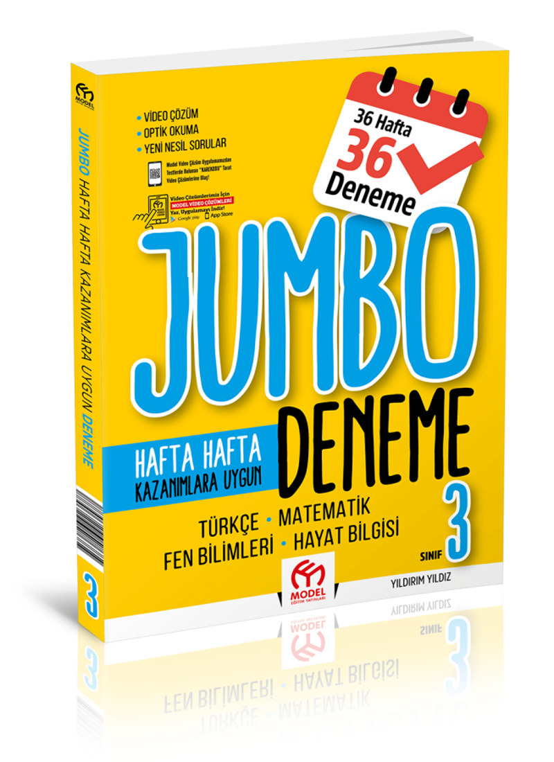 Model Yayınları 3. Sınıf Tüm Dersler Jumbo Deneme