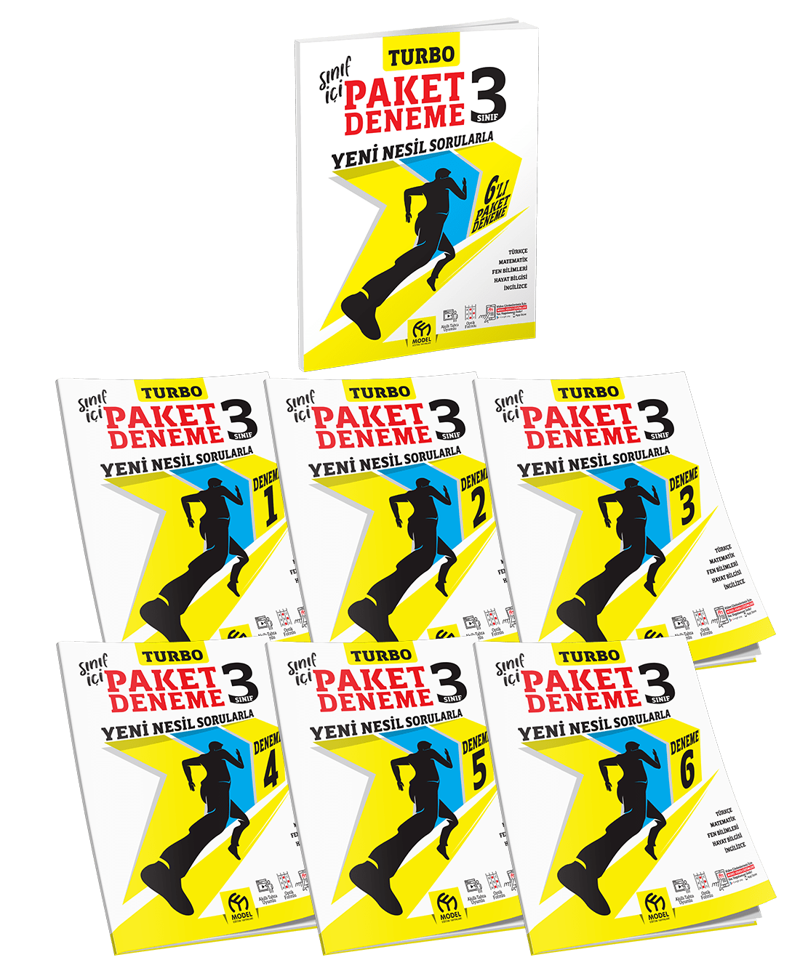 Model Yayınları 3. Sınıf Turbo Paket Deneme
