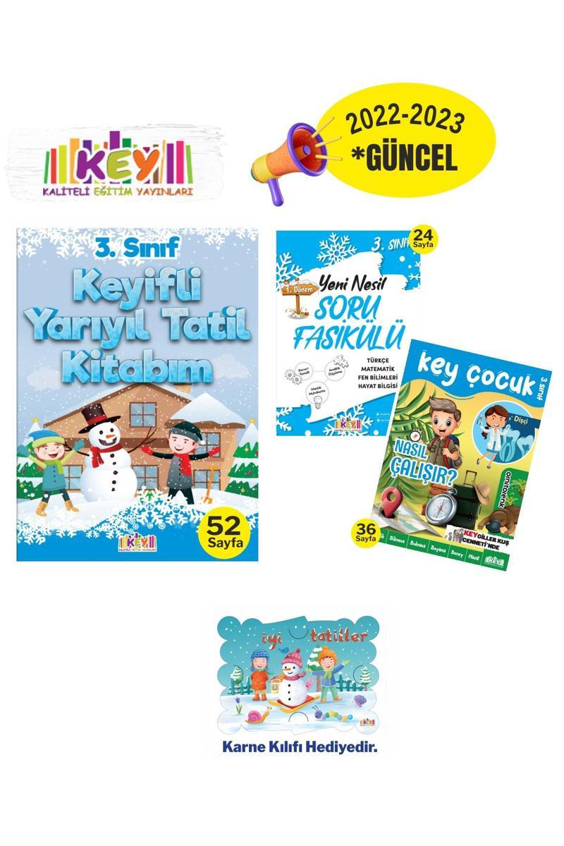 Kaliteli Eğitim Yayınları 3. Sınıf Kış Tatil Keyifli Tatiller 3Kitap