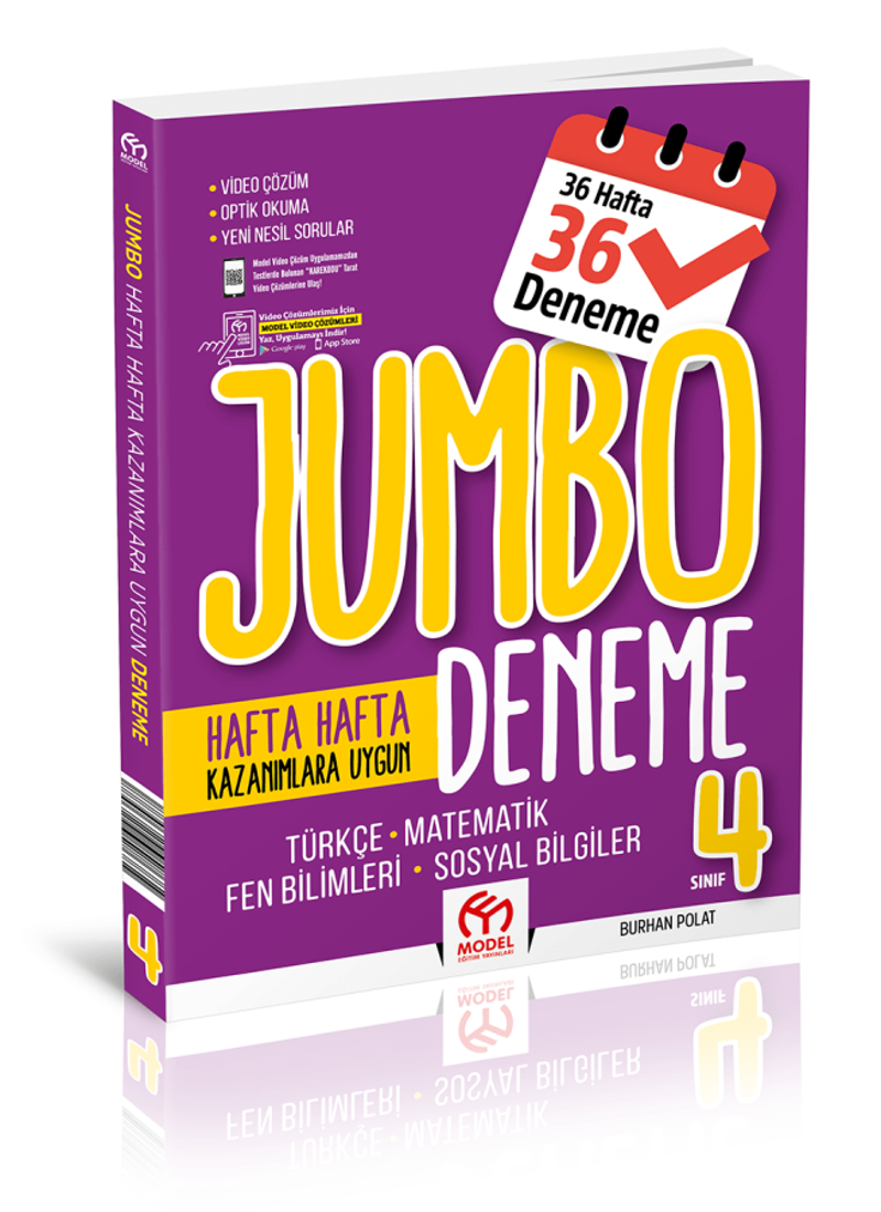 Model Yayınları 4. Sınıf Tüm Dersler Jumbo Deneme