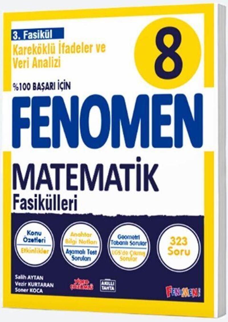 Gama Yayınları 8. Sınıf Matematik 3. Fasikül (Kareköklü İfadeler Ve Veri Analizi)