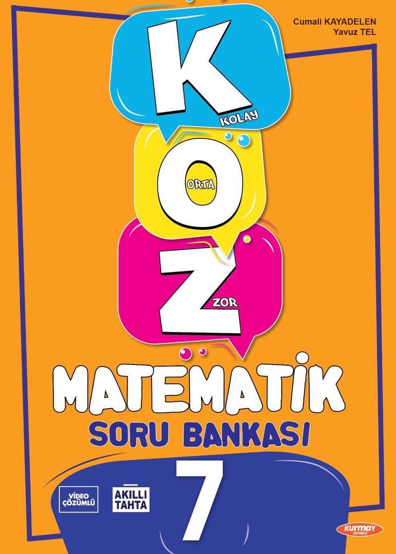 Kurmay Yayınları 7. Sınıf Matematik Koz Soru Bankası