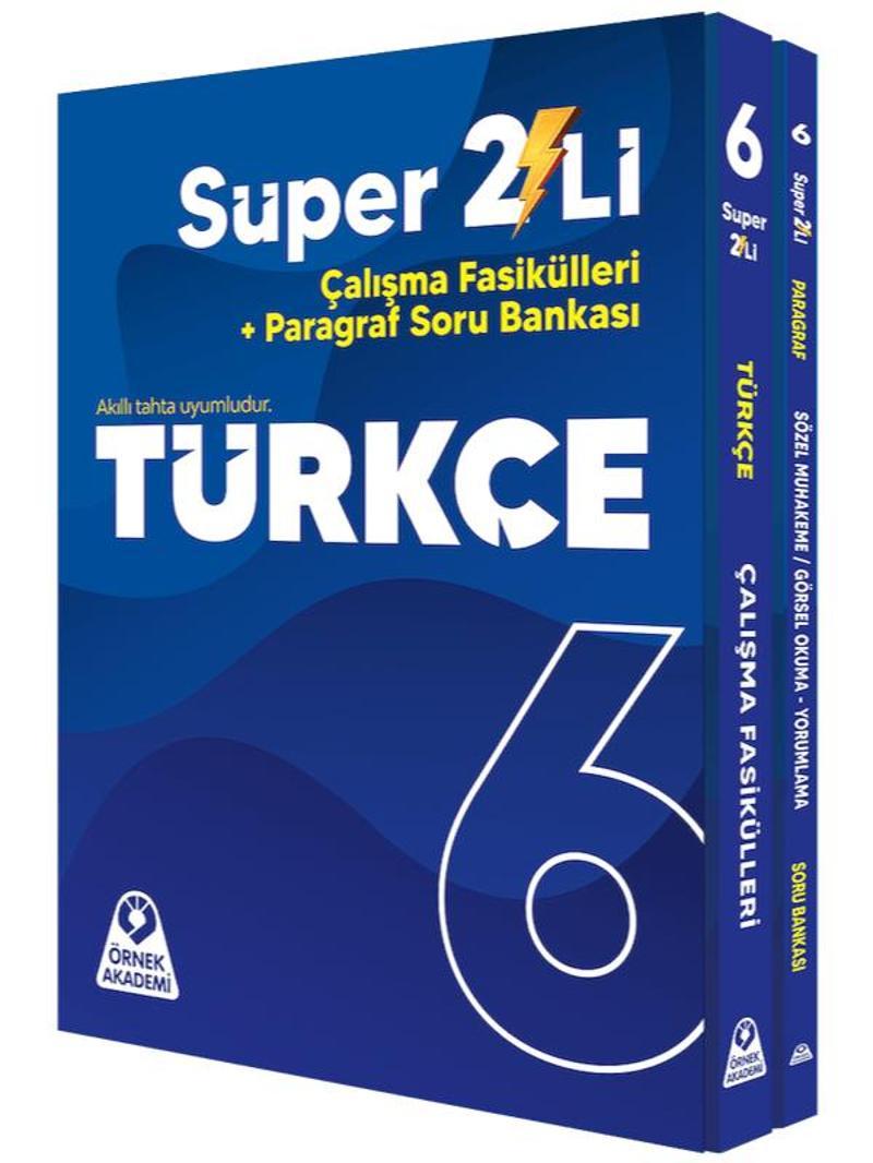 Örnek Akademi Yayınları 6. Sınıf Türkçe Süper İkili Seti