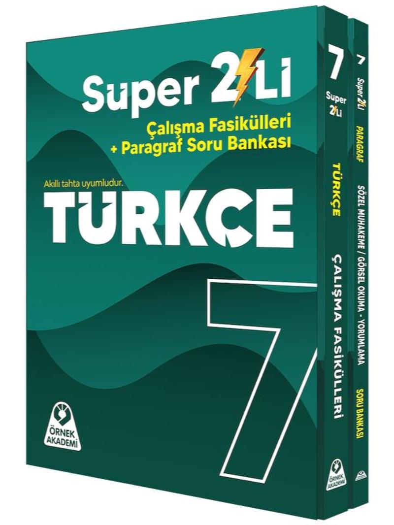 Örnek Akademi Yayınları 7. Sınıf Türkçe Süper İkili Seti