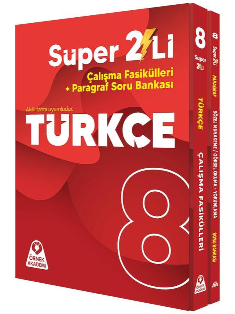 Örnek Akademi Yayınları 8. Sınıf Türkçe Süper İkili Seti