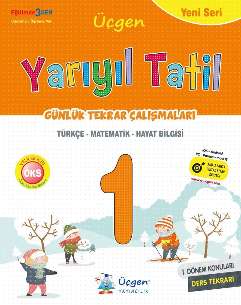 Üçgen Yayınları 1. Sınıf Yaz Tatili 12 Haftalık Tekrar + Deneme