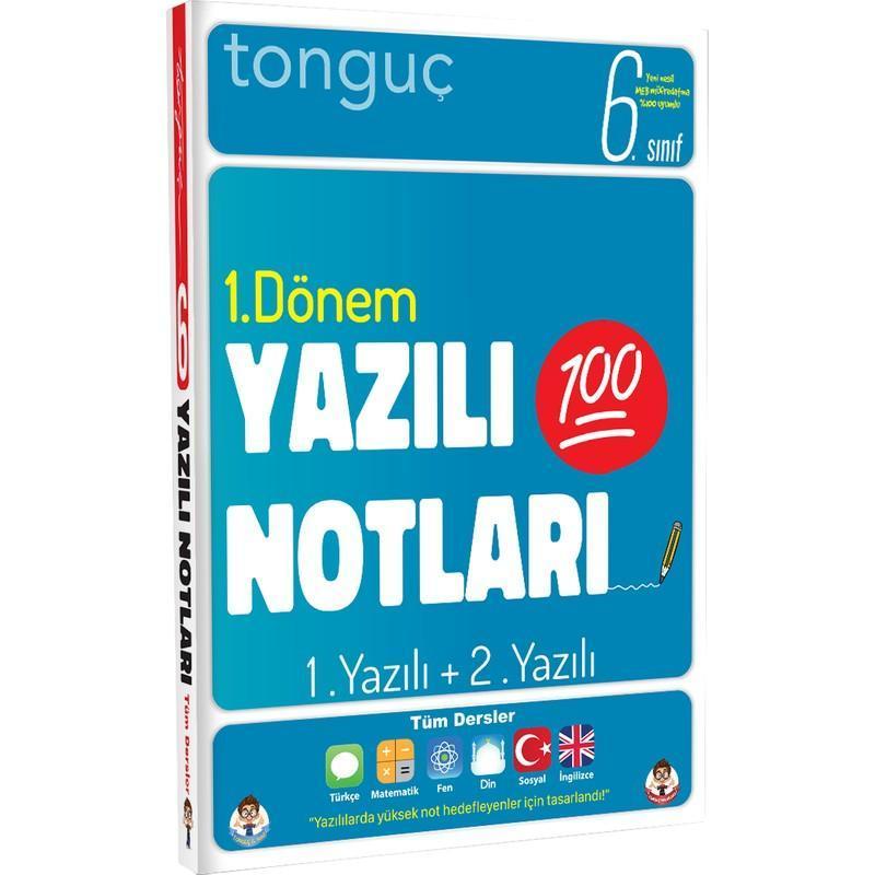 Tonguç Yayınları 6. Sınıf Yazılı Notları 1.Dönem 