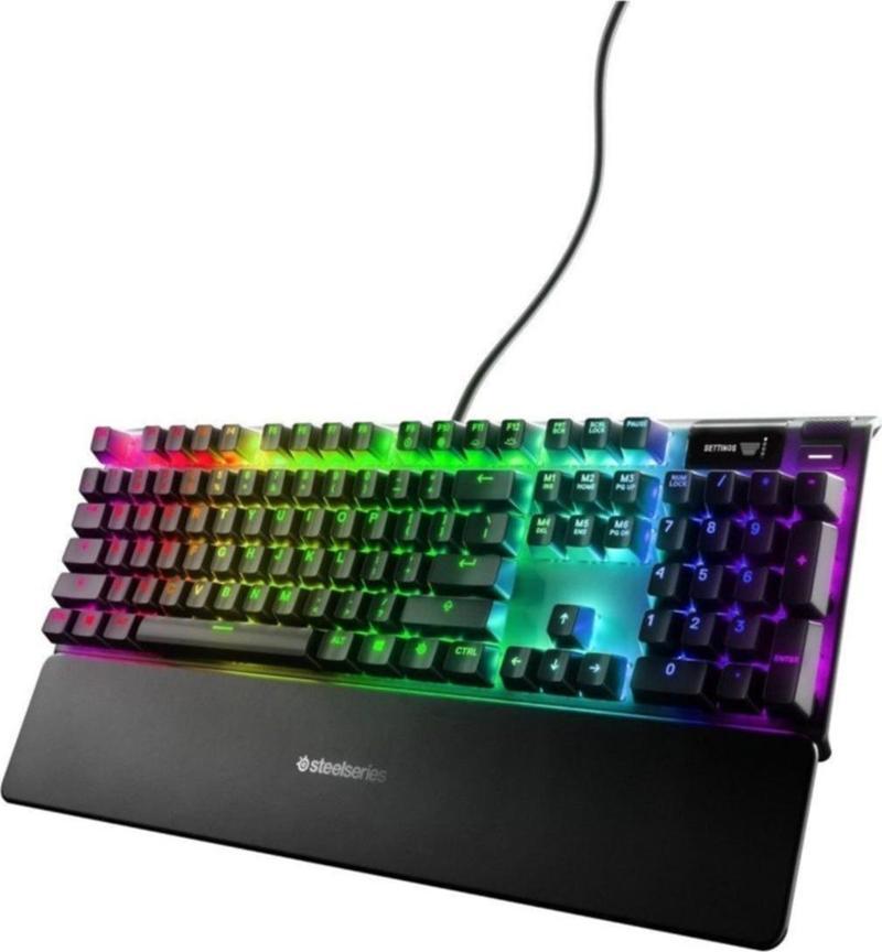 Apex Pro Mekanik Gaming Klavye - Ayarlanabilir Omni Switch -Oled Ekran - İnglizce Q