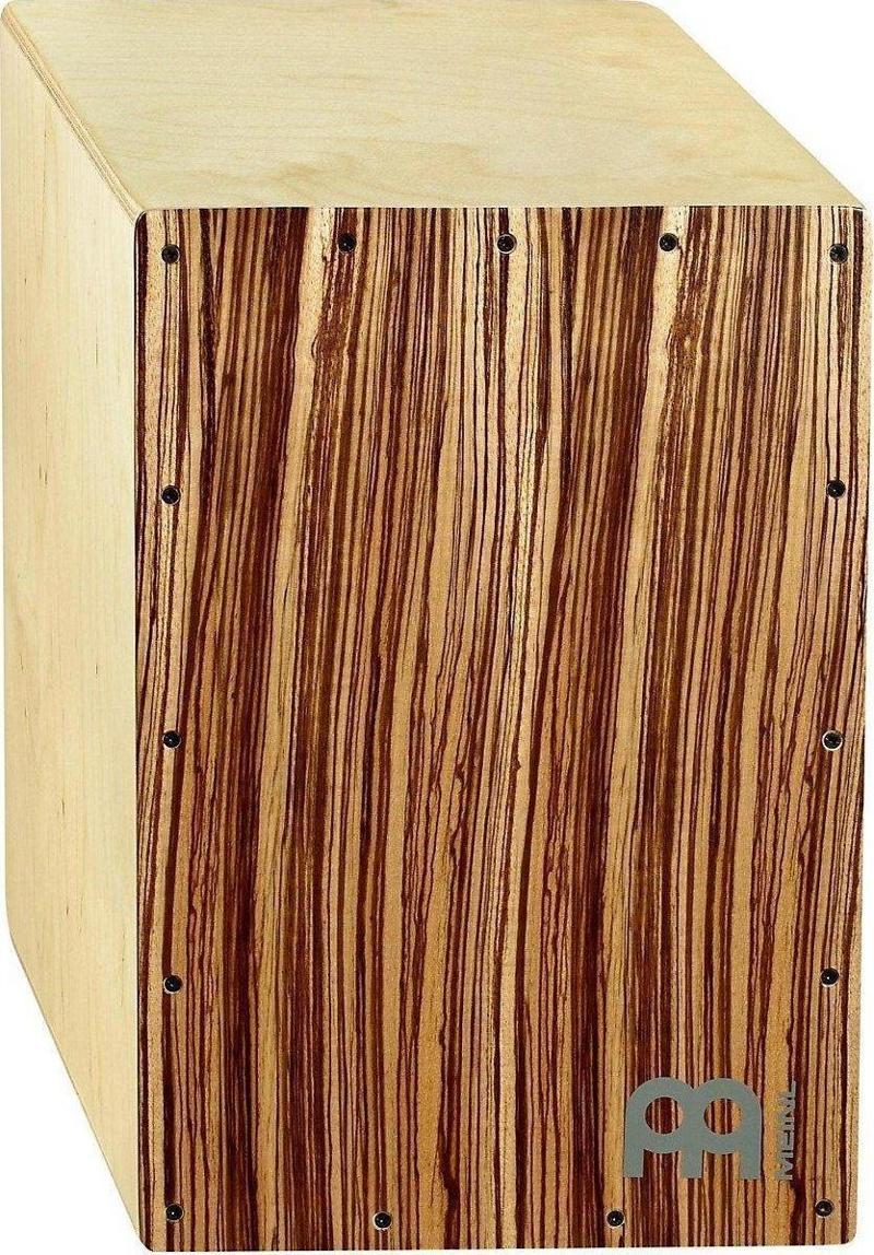 SCAJ100EZ Natural Birch Cajon Exotic Zebrano