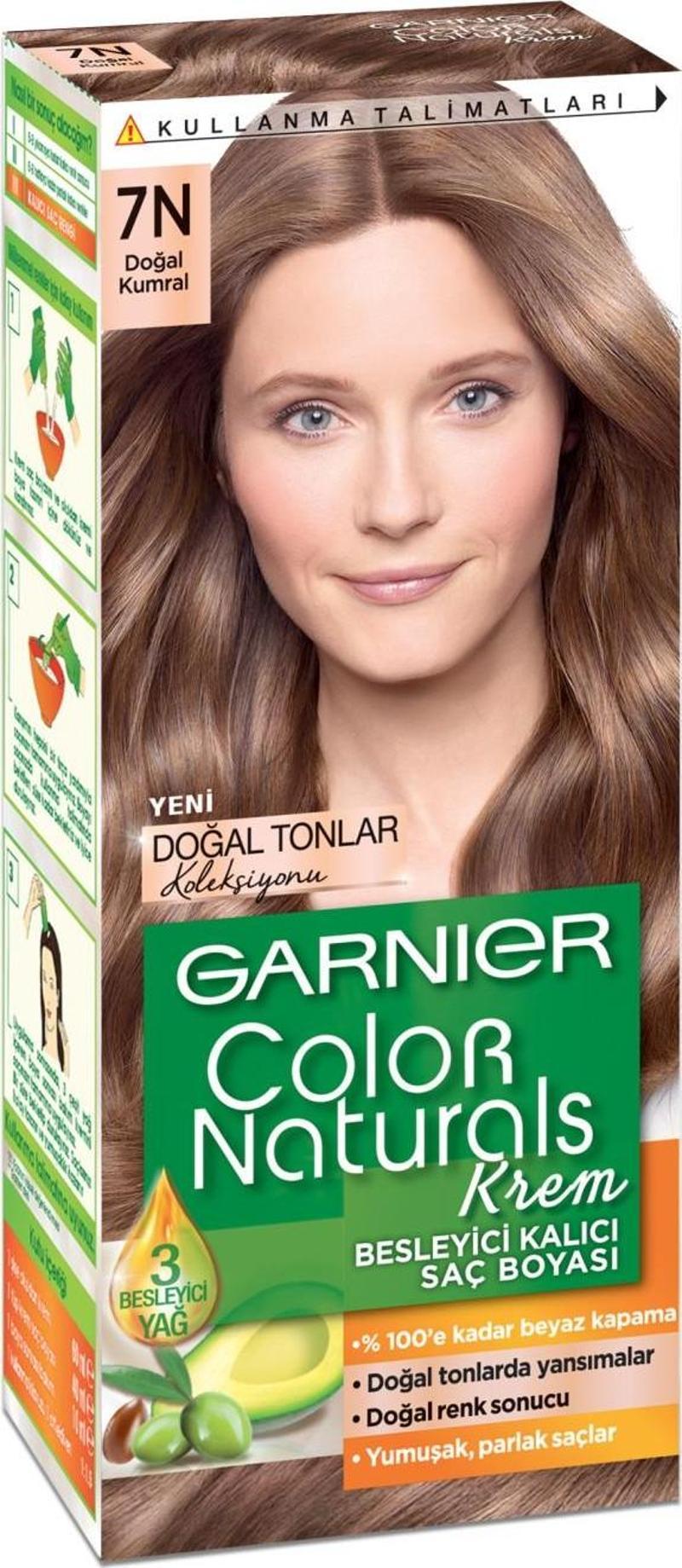 Color Naturals Saç Boyası 7N Doğal Kumral