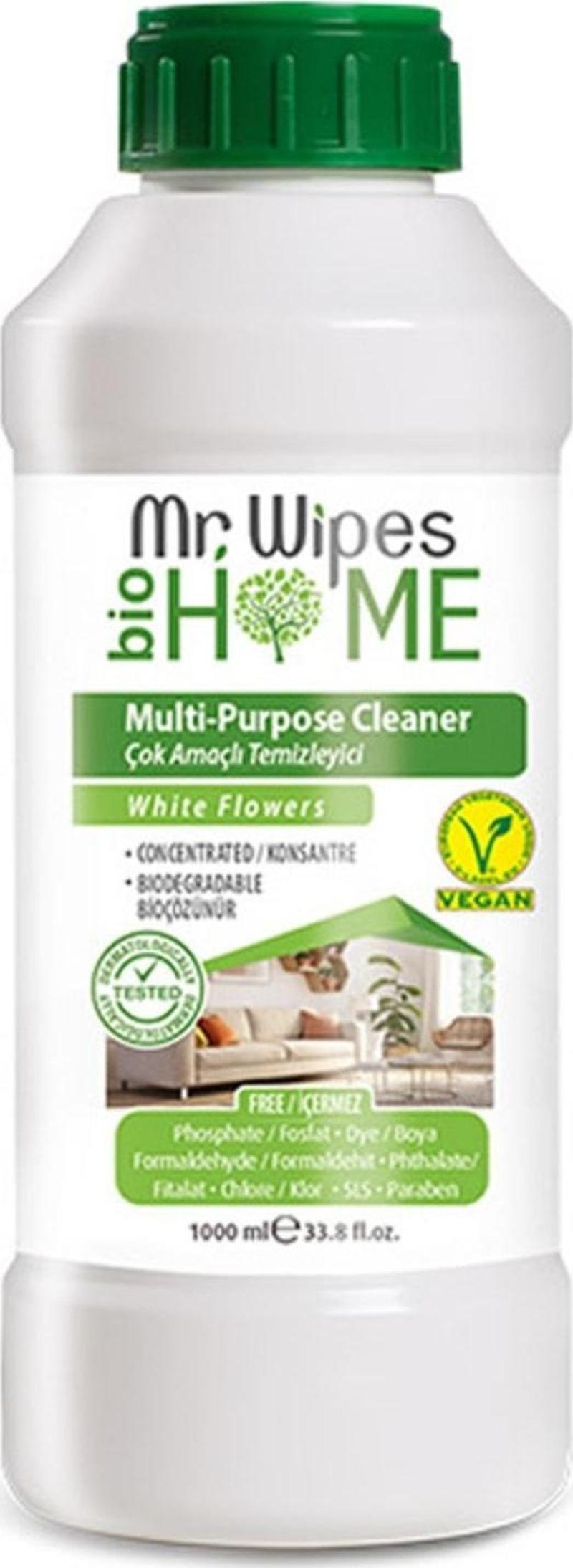 MR. Wipes Bio Home Çok Amaçlı Temizleyici Çiçek Kokulu 1000 ML