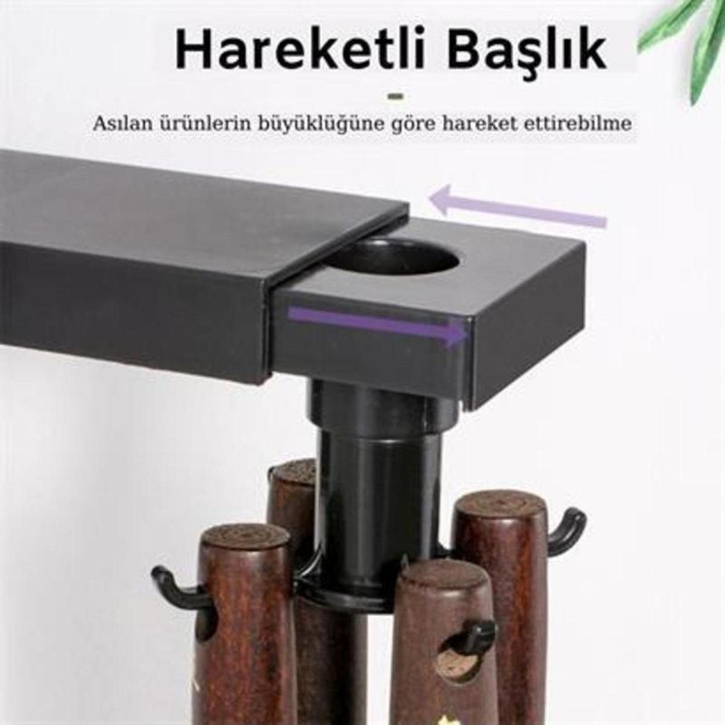 Buffer® Multi Çok Amaçlı Kolay Temizlenen Mutfak Banyo Takı Duvar Askılık Aparatı