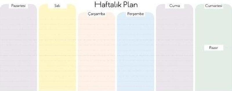 Haftalık Planlayıcı Yatay 2 (28x12)