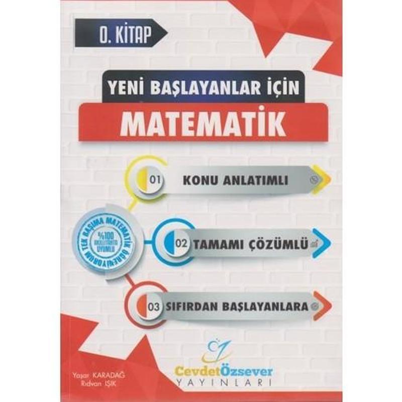 Cevdet Özsever Yayınları Yeni Başlayanlar İçin Matematik 0.Kitap