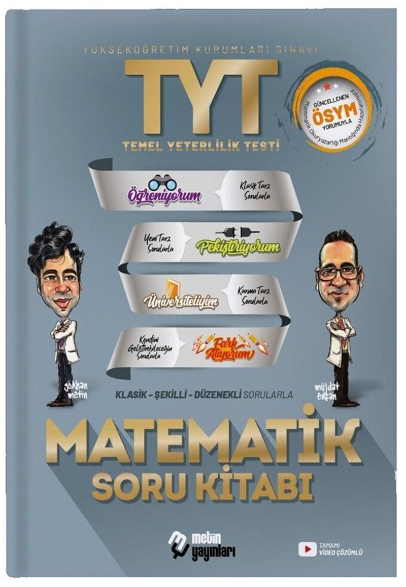 Metin Yayınları Tyt Matematik Soru Bankası