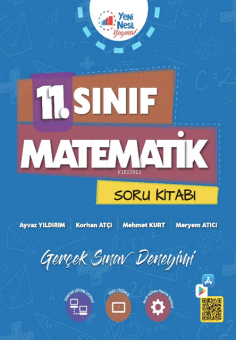 Yeni Nesil Yayınları 11. Sınıf Matematik Soru Bankası