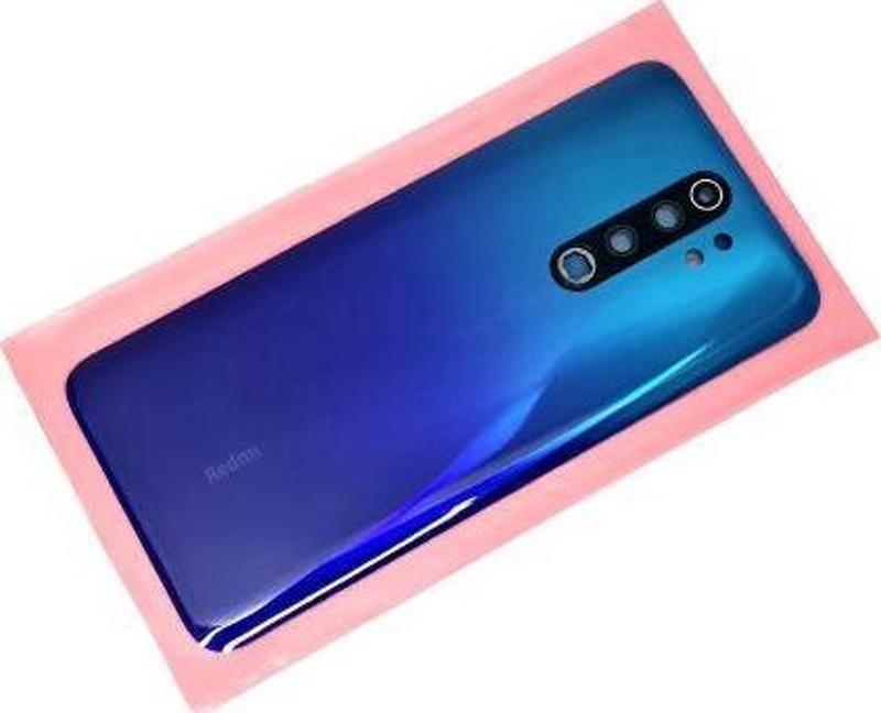 Xiaomi Redmi Note 8 PRO Arka Kapak (Cam Lensli) Mavi