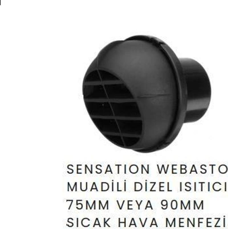 Webasto Muadili Dizel Isıtıcı 90MM Sıcak Hava Menfezi