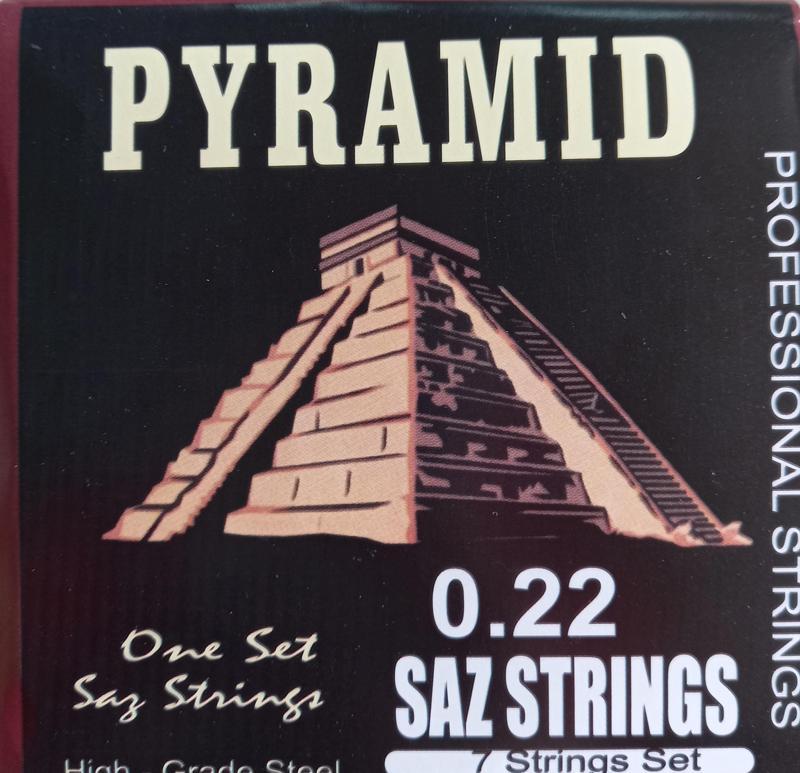 GD22K PYRAMİD DİVAN SAZ TELİ TAKIM TEL 022