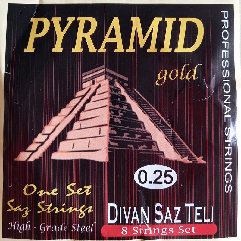 GD25P PYRAMİD 025 DİVAN SAZ TELİ  TAKIM TEL