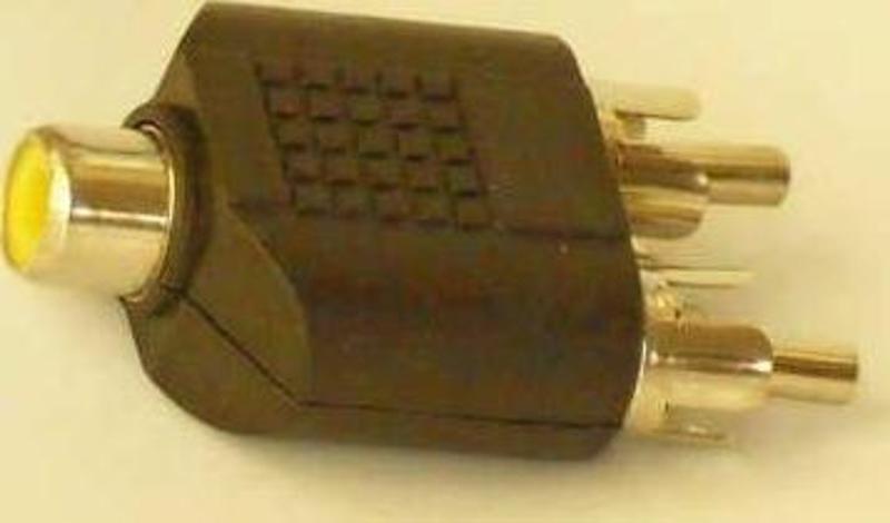 KJ72 2 RCA ERKEK - 1 RCA DİŞİ ÇEVİRİCİ