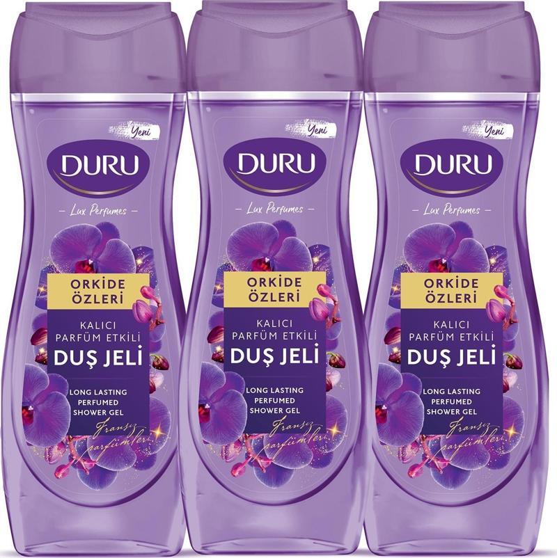 Lux Perfumes Orkide Duş Jeli 3x450Ml