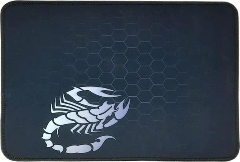 Akrep Desenli Mouse Pad Kaymaz Alt Taban Scorpion Tasarım Fare Altlığı 32cm X 24cm