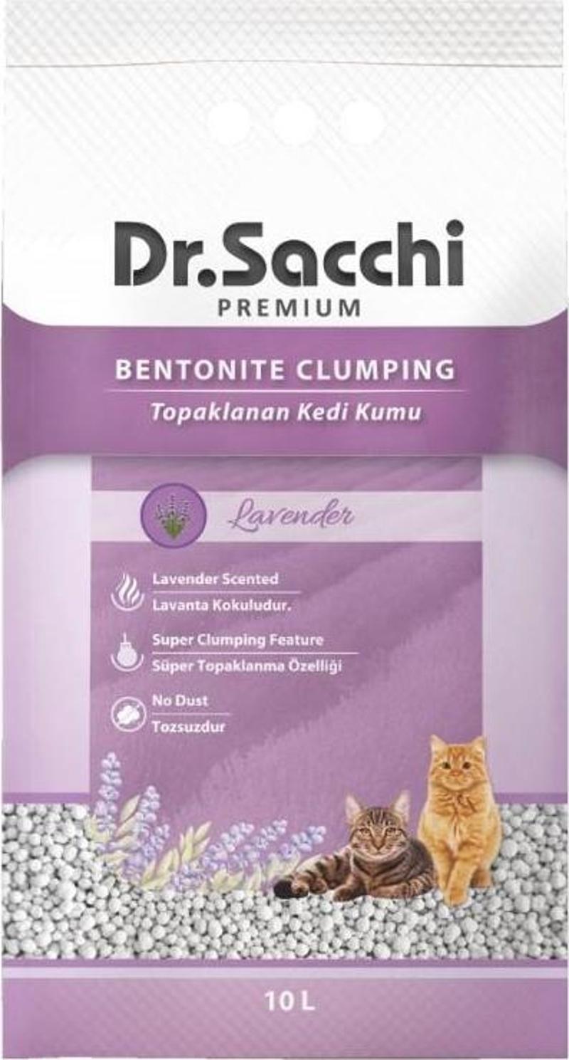 Dr.Sacchi Lavanta Bentonit Kedi Kumu 10 Lt