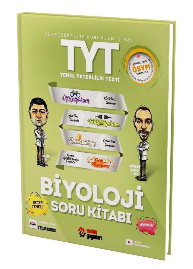 Metin Yayınları Tyt Biyoloji Soru Bankası