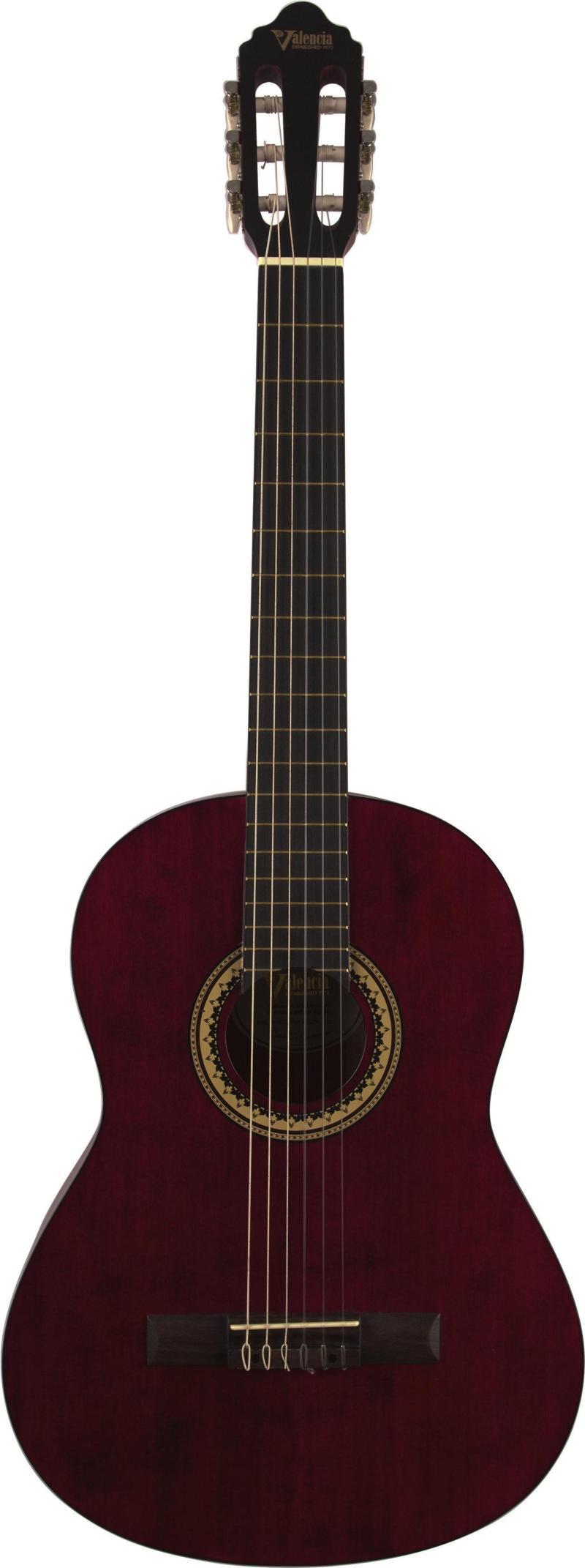 VC204 TWR Mat Kırmızı Klasik Gitar 4/4 Tam Boy