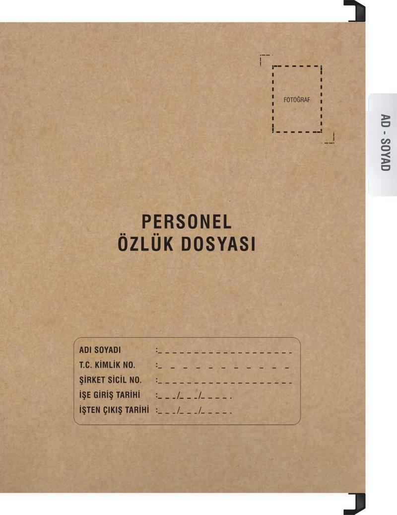 Personel Özlük Dosyası Tek Gözlü (Plastik Askılı 1 Adet)