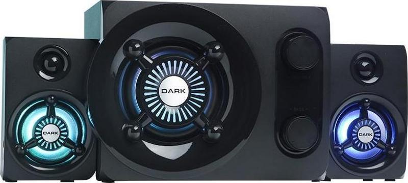 Sp-212 Total 25W Rms 7 Farklı Renk Titreşimli Led 2+1 Multimedia Speaker