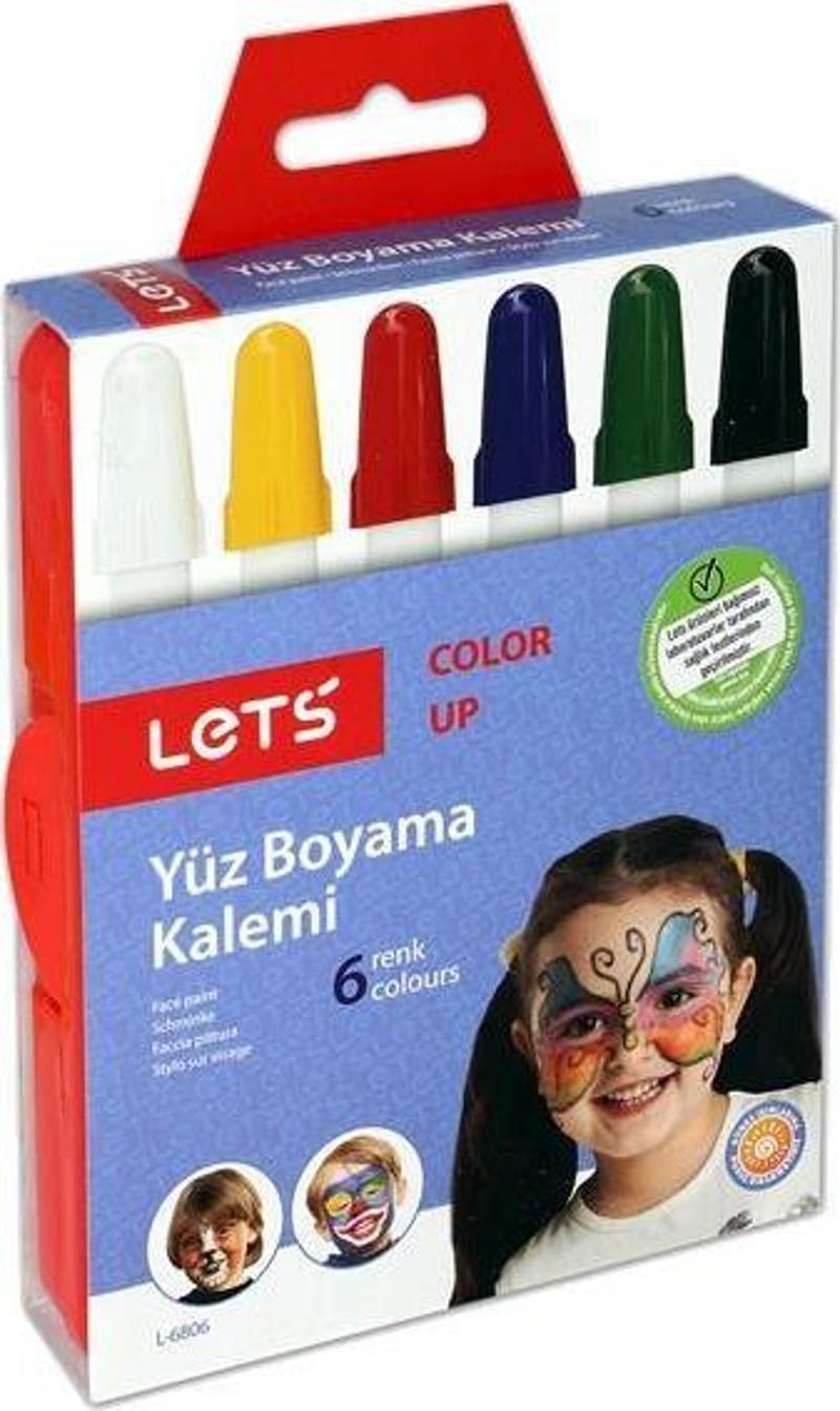 Yüz Boyası Çevirmeli 6 Renk L-6806